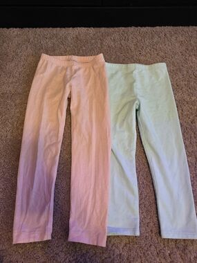 Old Navy Sparkle Kids Leggings - Pink and Mint